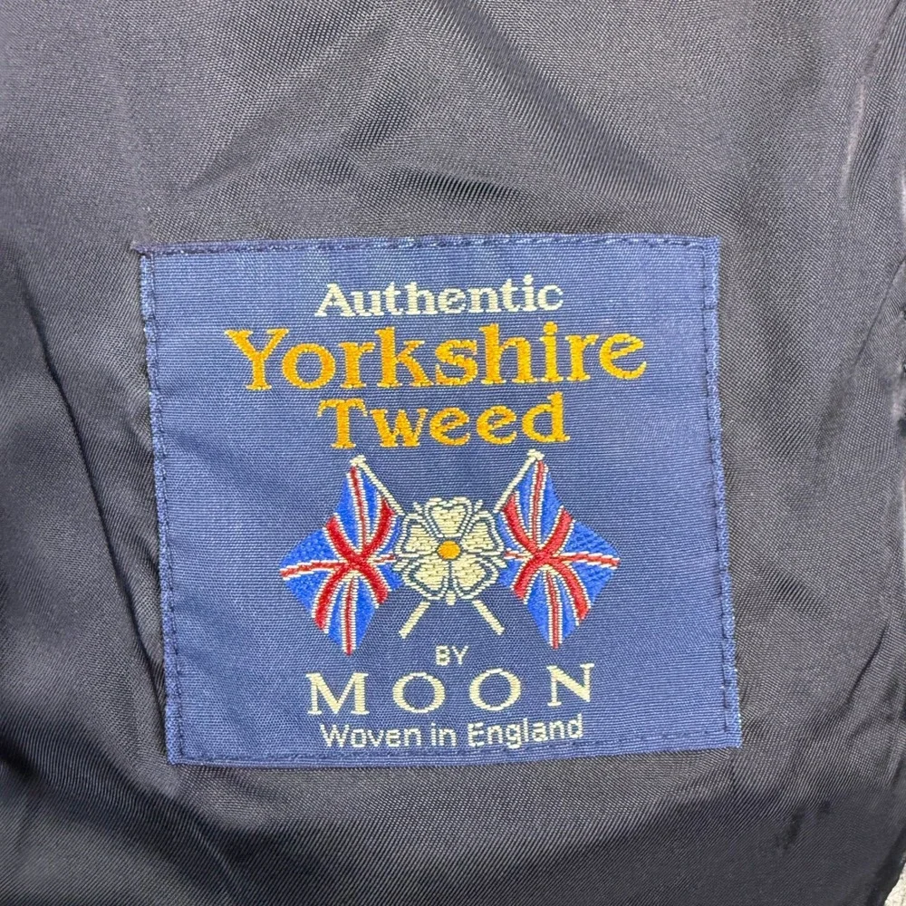 J.Crew‎ Ludlow Blazer Yorkshire Tweed Moon Mens 40R Grey English Wool Sport Coat